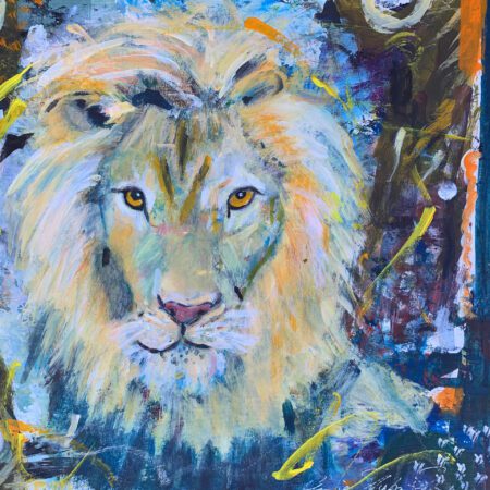 Honoring the mighty Lion KIng with a fantastic mane.