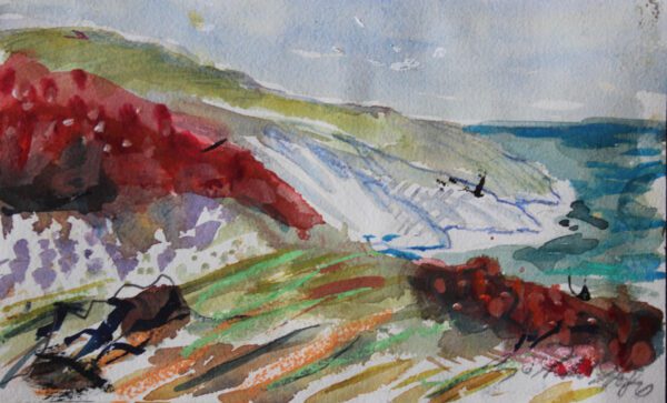 'In between the brambles'